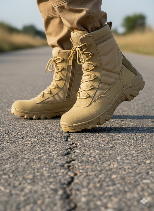 DELTA Tactical Long Boots – Durable Military-Style Boots | SoleCraft