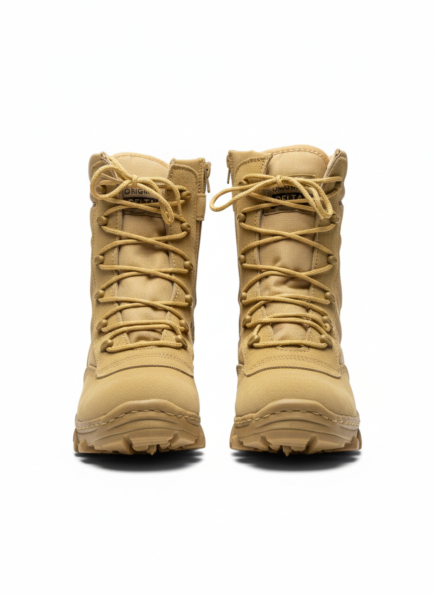 DELTA Tactical Long Boots – Durable Military-Style Boots | SoleCraft